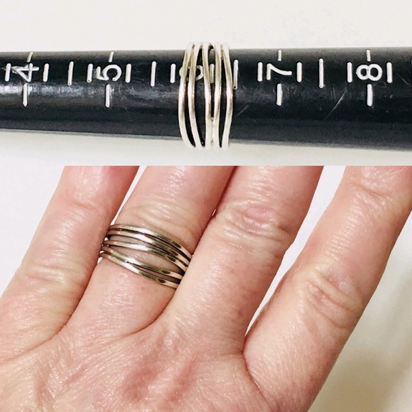 Tiffany & Co. Elsa Peretti Wave 5 Row Ring - Picture 5 of 8